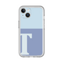 Slim Protection Premium Case［ オリジナル - initial two tone - T blue ］