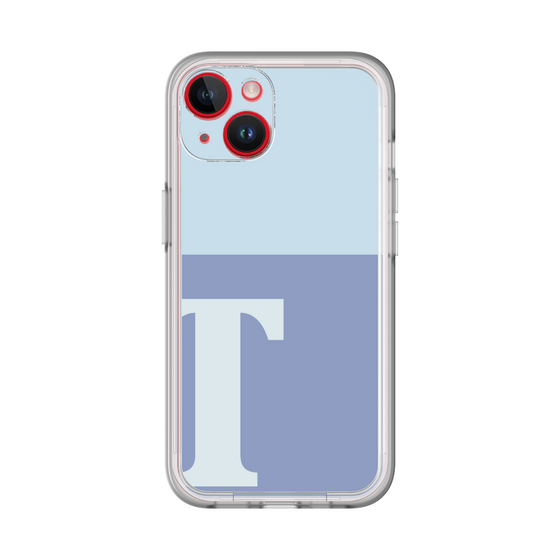 Slim Protection Premium Case［ オリジナル - initial two tone - T blue ］