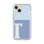 Slim Protection Premium Case［ オリジナル - initial two tone - T blue ］