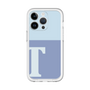 Slim Protection Premium Case［ オリジナル - initial two tone - T blue ］