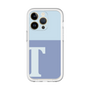 Slim Protection Premium Case［ オリジナル - initial two tone - T blue ］