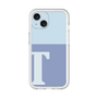 Slim Protection Premium Case［ オリジナル - initial two tone - T blue ］