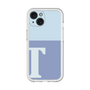 Slim Protection Premium Case［ オリジナル - initial two tone - T blue ］