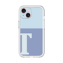 Slim Protection Premium Case［ オリジナル - initial two tone - T blue ］