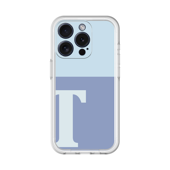Slim Protection Premium Case［ オリジナル - initial two tone - T blue ］