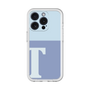 Slim Protection Premium Case［ オリジナル - initial two tone - T blue ］