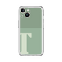 Slim Protection Premium Case［ オリジナル - initial two tone - T green ］
