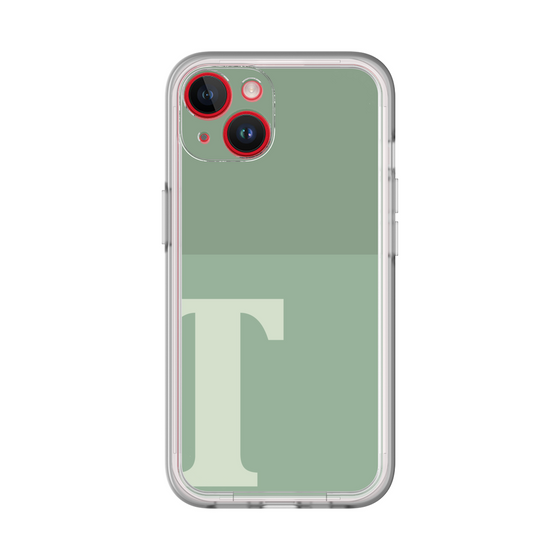 Slim Protection Premium Case［ オリジナル - initial two tone - T green ］