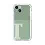 Slim Protection Premium Case［ オリジナル - initial two tone - T green ］