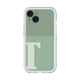 Slim Protection Premium Case［ オリジナル - initial two tone - T green ］