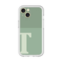 Slim Protection Premium Case［ オリジナル - initial two tone - T green ］