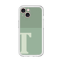 Slim Protection Premium Case［ オリジナル - initial two tone - T green ］