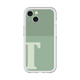 Slim Protection Premium Case［ オリジナル - initial two tone - T green ］