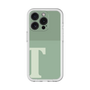Slim Protection Premium Case［ オリジナル - initial two tone - T green ］