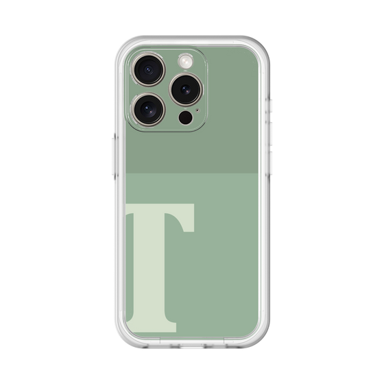Slim Protection Premium Case［ オリジナル - initial two tone - T green ］