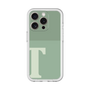 Slim Protection Premium Case［ オリジナル - initial two tone - T green ］