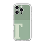 Slim Protection Premium Case［ オリジナル - initial two tone - T green ］