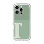 Slim Protection Premium Case［ オリジナル - initial two tone - T green ］
