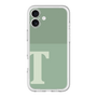 Slim Protection Premium Case［ オリジナル - initial two tone - T green ］