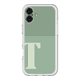 Slim Protection Premium Case［ オリジナル - initial two tone - T green ］