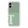 Slim Protection Premium Case［ オリジナル - initial two tone - T green ］