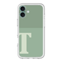 Slim Protection Premium Case［ オリジナル - initial two tone - T green ］
