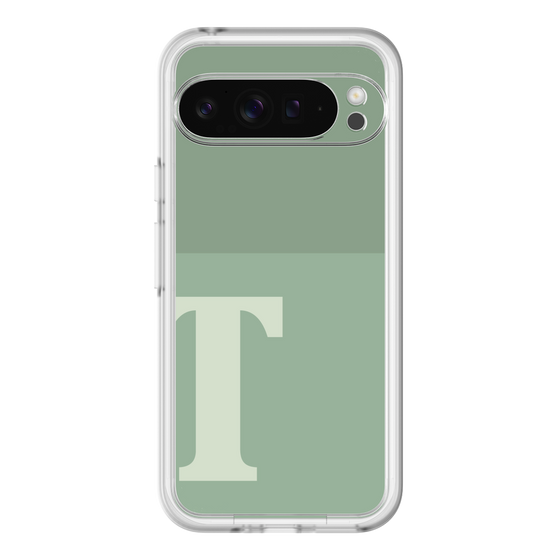 Slim Protection Premium Case［ オリジナル - initial two tone - T green ］