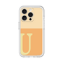 Slim Protection Premium Case［ オリジナル - initial two tone - U orange ］