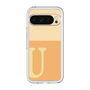Slim Protection Premium Case［ オリジナル - initial two tone - U orange ］