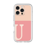 Slim Protection Premium Case［ オリジナル - initial two tone - U pink ］