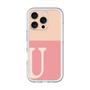 Slim Protection Premium Case［ オリジナル - initial two tone - U pink ］