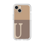 Slim Protection Premium Case［ オリジナル - initial two tone - U brown ］