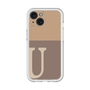 Slim Protection Premium Case［ オリジナル - initial two tone - U brown ］
