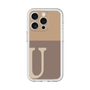 Slim Protection Premium Case［ オリジナル - initial two tone - U brown ］
