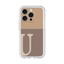 Slim Protection Premium Case［ オリジナル - initial two tone - U brown ］