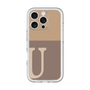 Slim Protection Premium Case［ オリジナル - initial two tone - U brown ］