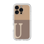 Slim Protection Premium Case［ オリジナル - initial two tone - U brown ］