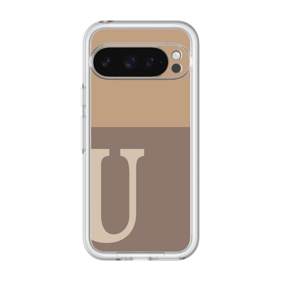 Slim Protection Premium Case［ オリジナル - initial two tone - U brown ］