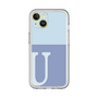 Slim Protection Premium Case［ オリジナル - initial two tone - U blue ］