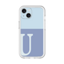 Slim Protection Premium Case［ オリジナル - initial two tone - U blue ］