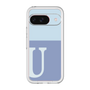 Slim Protection Premium Case［ オリジナル - initial two tone - U blue ］
