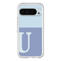 Slim Protection Premium Case［ オリジナル - initial two tone - U blue ］