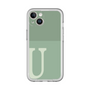 Slim Protection Premium Case［ オリジナル - initial two tone - U green ］