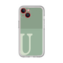 Slim Protection Premium Case［ オリジナル - initial two tone - U green ］