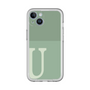 Slim Protection Premium Case［ オリジナル - initial two tone - U green ］