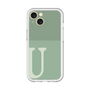Slim Protection Premium Case［ オリジナル - initial two tone - U green ］