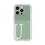 Slim Protection Premium Case［ オリジナル - initial two tone - U green ］