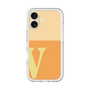 Slim Protection Premium Case［ オリジナル - initial two tone - V orange ］