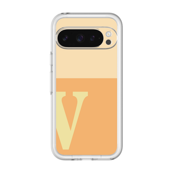 Slim Protection Premium Case［ オリジナル - initial two tone - V orange ］