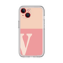 Slim Protection Premium Case［ オリジナル - initial two tone - V pink ］